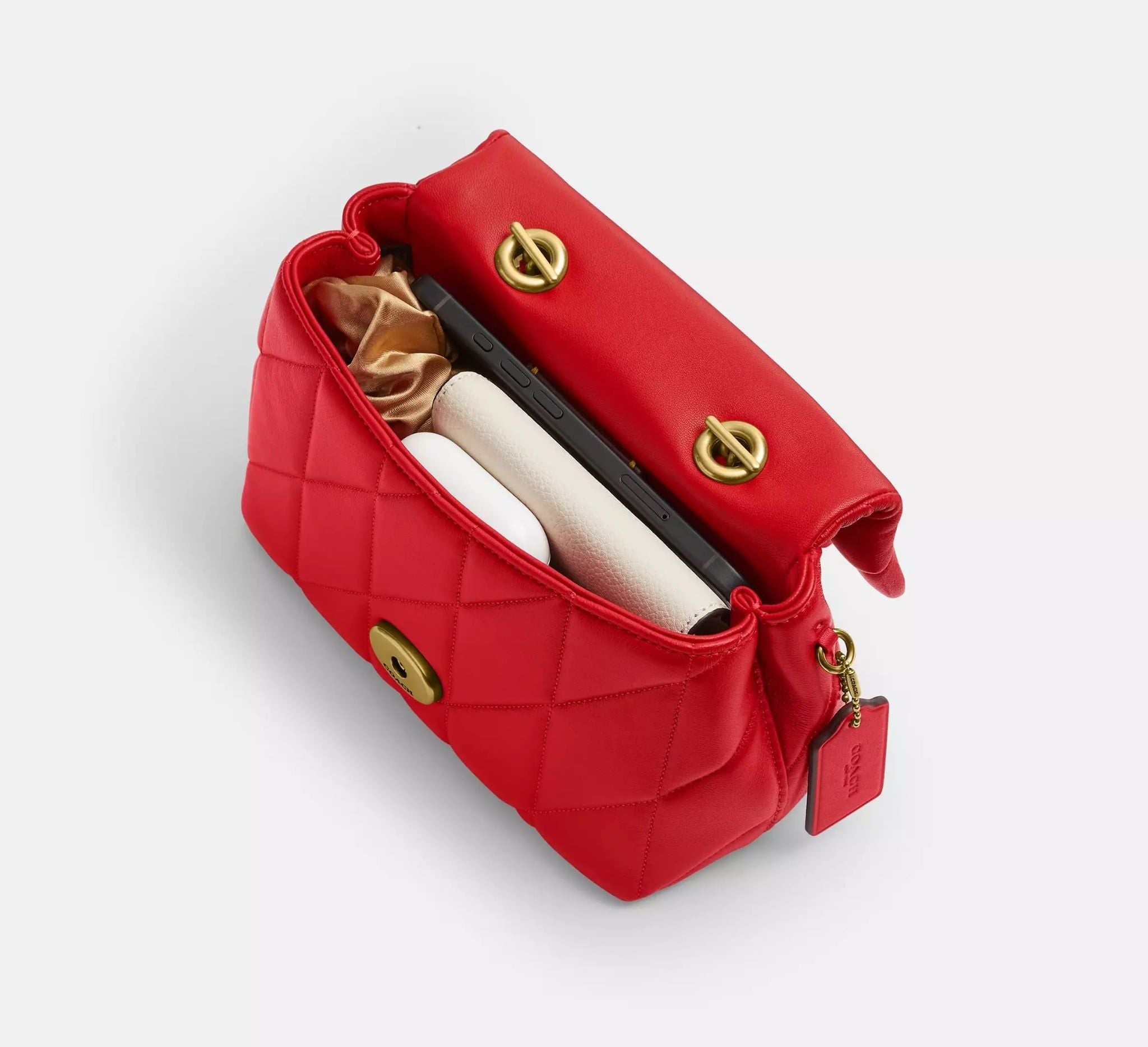  Túi Nữ Coach Tabby Top Handle Bag 'Candy Apple' 
