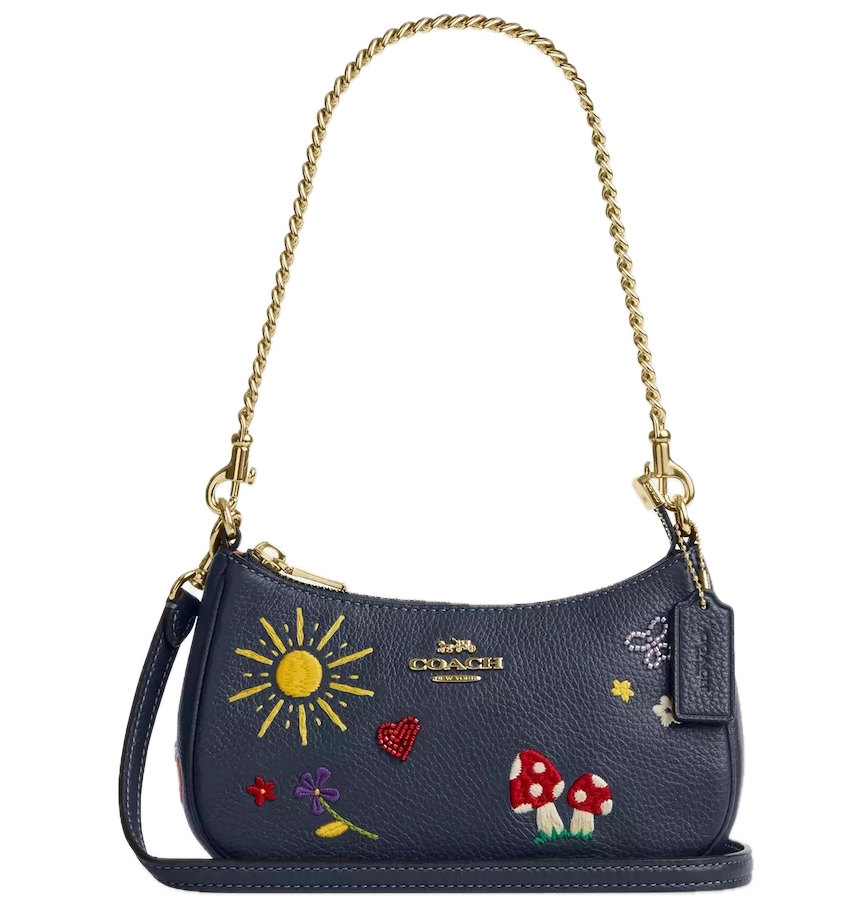  Túi Nữ Coach Teri Mini Crossbody Bag 'Dark Denim' 