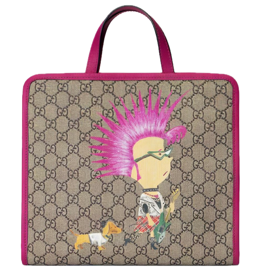  Túi Nữ Gucci GG Punk Print Tote Bag 'Beige' 