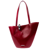  Túi Nữ Jacquemus Medium Bambola 'Burgundy' 