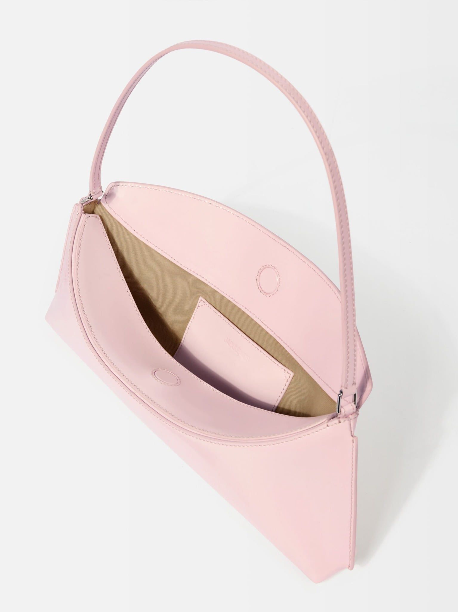  Túi Nữ Jacquemus The Ovalo Clutch 'Pink' 