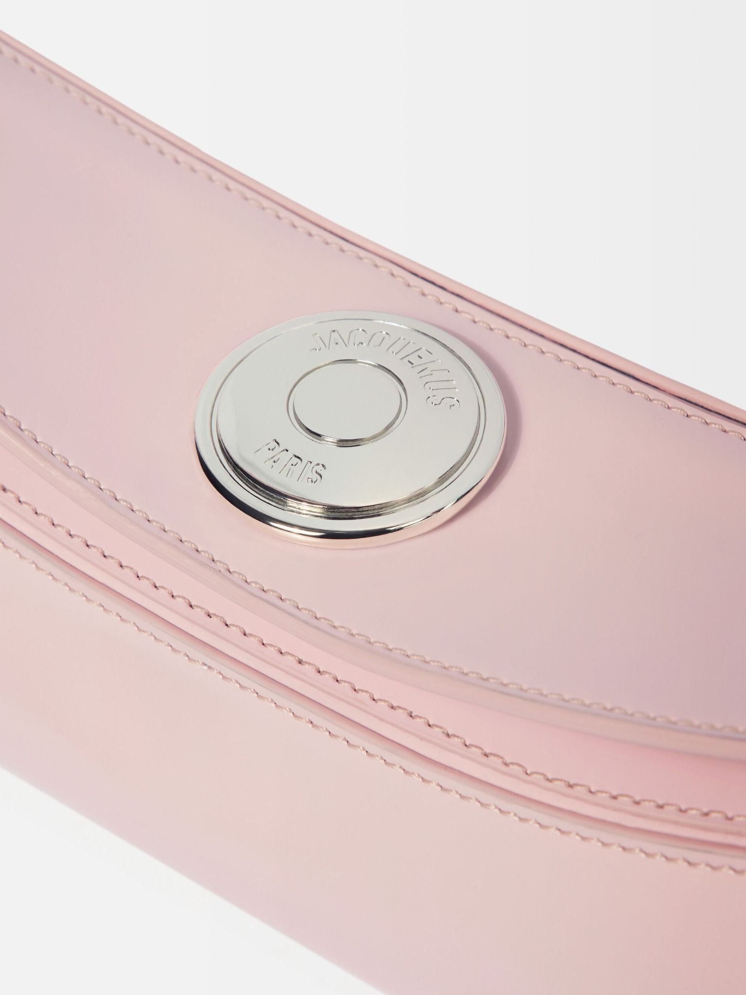  Túi Nữ Jacquemus The Ovalo Clutch 'Pink' 