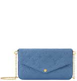  Túi Nữ Louis Vuitton Félicie Pochette Bag 'Denim Blue' 