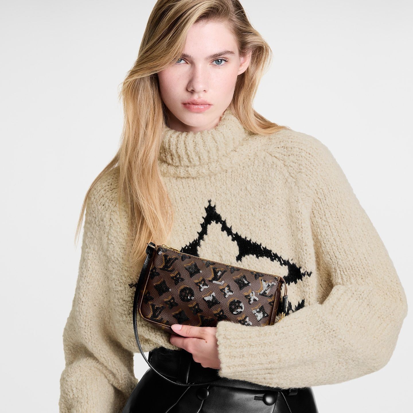  Túi Nữ Louis Vuitton Pochette Accessoires Bag 'Brown' 