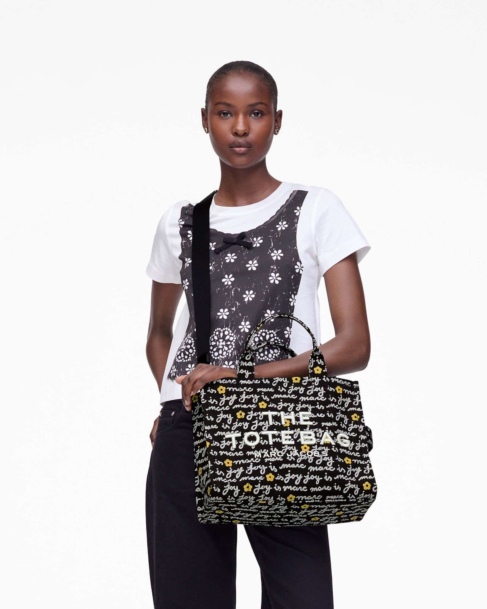  Túi Nữ Marc Jacobs Medium Tote Bag 'Black' 