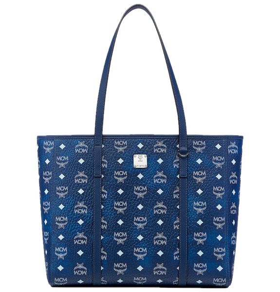  Túi Nữ MCM Toni Top-Zip Shopper 'Blue Visetos' 