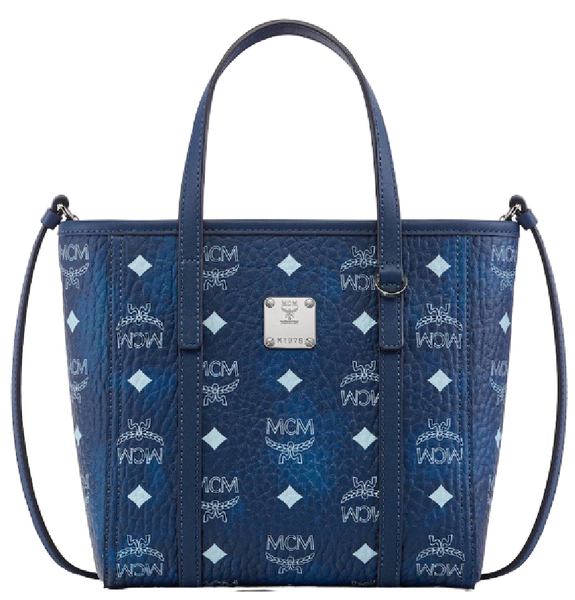 Túi Nữ MCM Toni Top-Zip Shopper 'Blue Visetos' 
