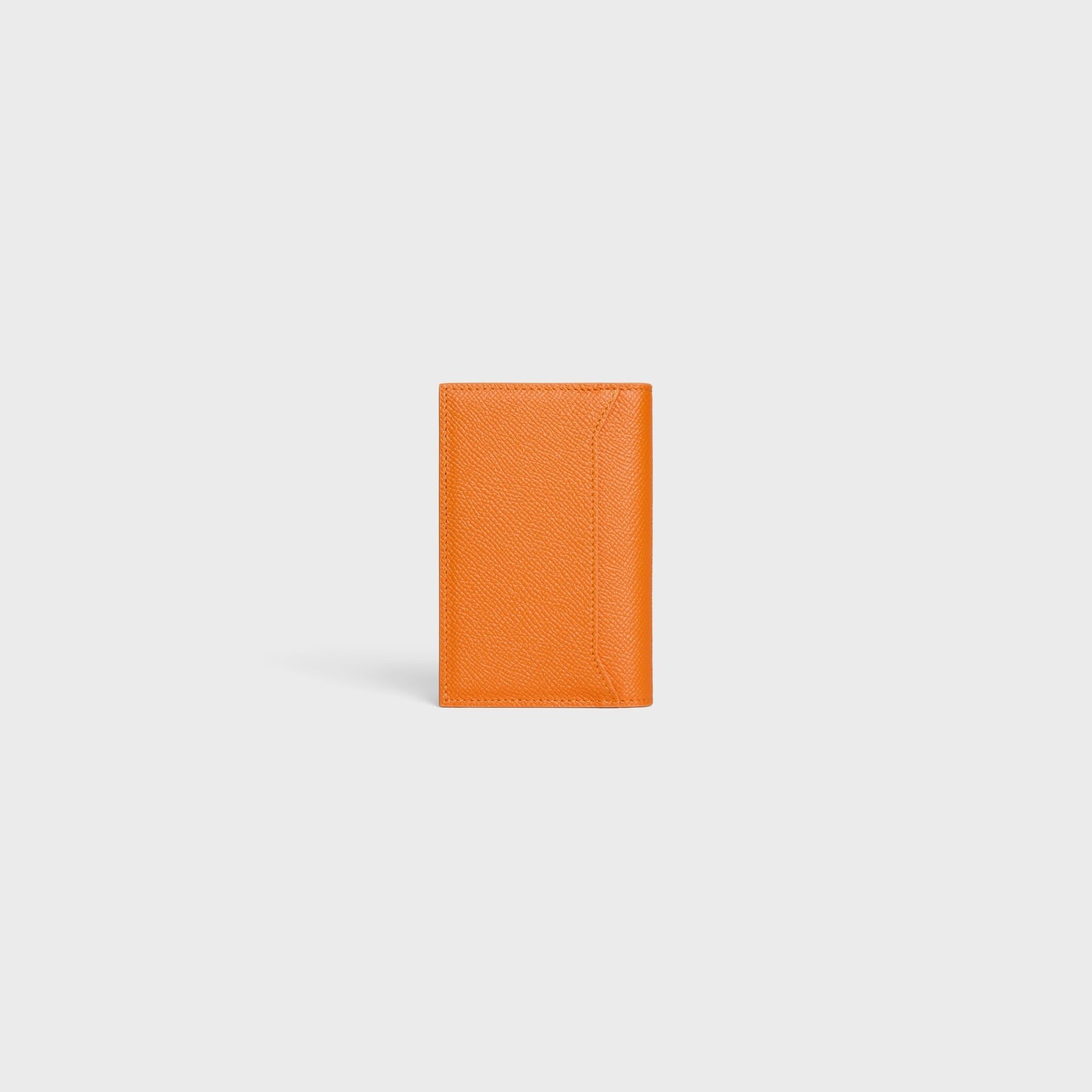  Ví Celine Vertical Card Holder 'Fluo Orange' 