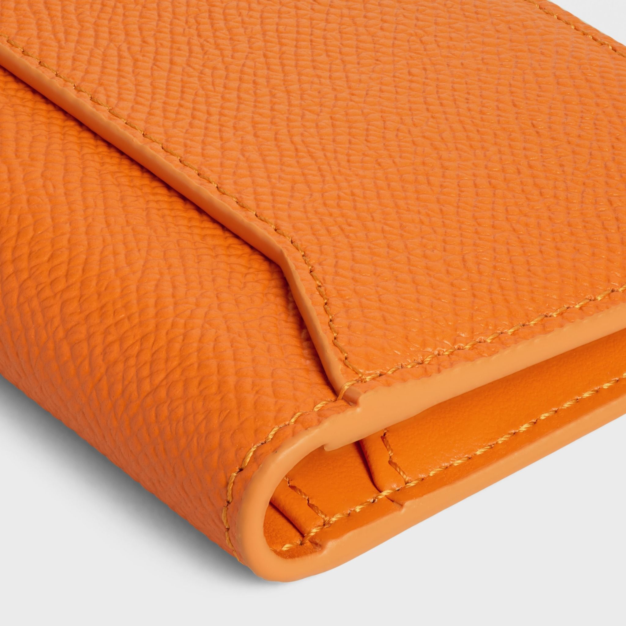  Ví Celine Vertical Card Holder 'Fluo Orange' 