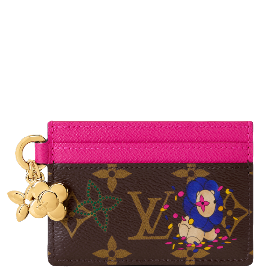  Ví Louis Vuitton LV Charms Card Holder 'Frozen Orchid' 