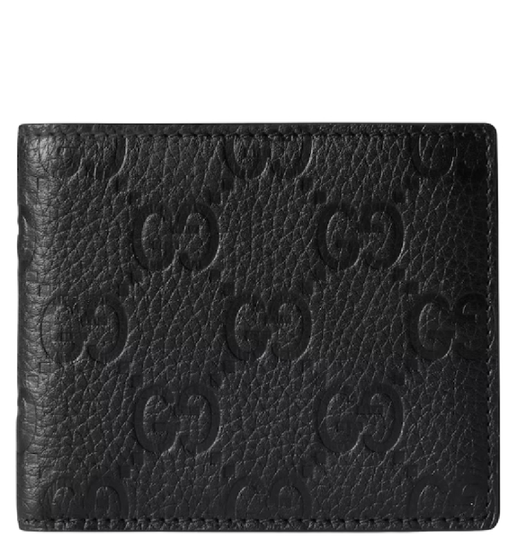  Ví Nam Gucci Imprint Bi-fold Wallet 'Black' 