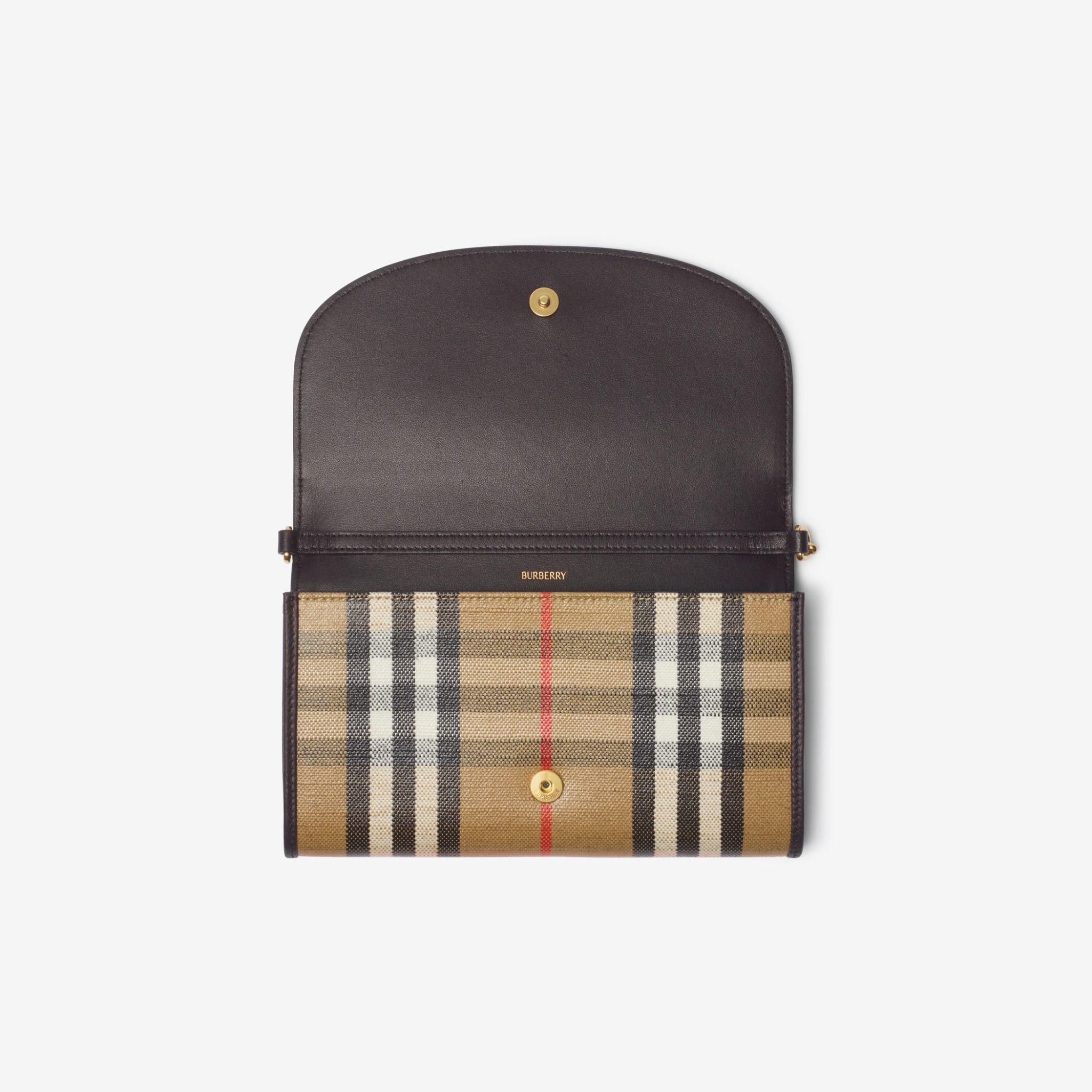  Ví Nữ Burberry Highlands Chain Strap Wallet​ 'Sand' 