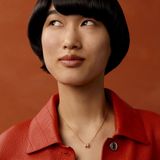  Vòng Cổ Nữ Hermes Mini Pop H 'Poudre Rose Gold' 