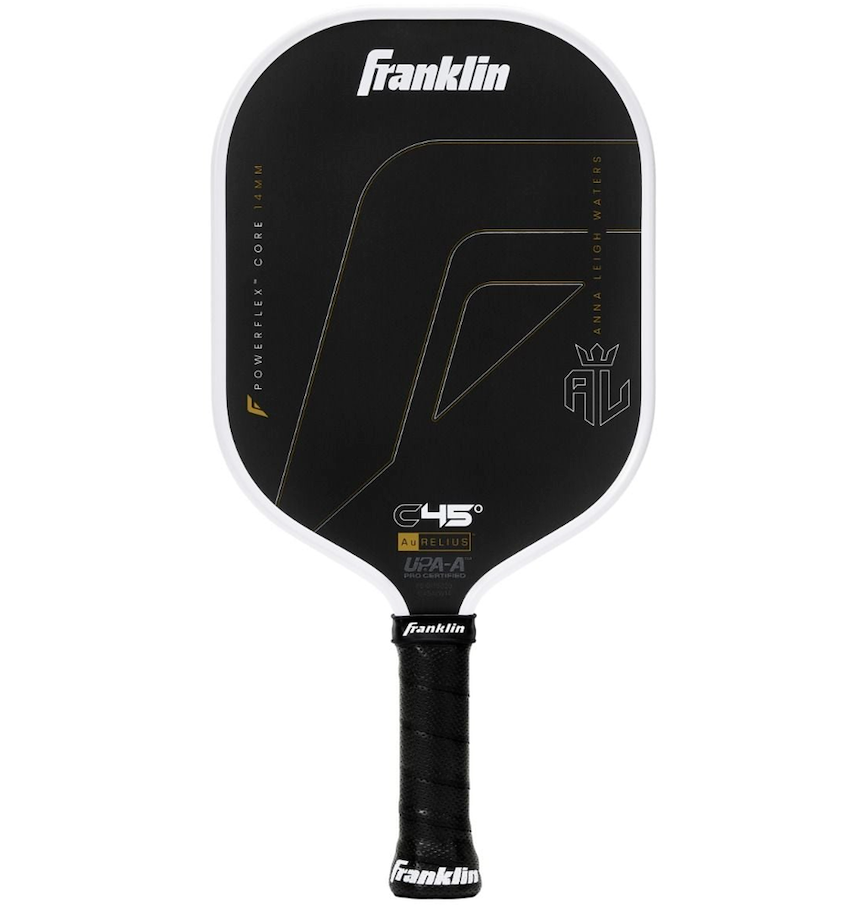  Vợt Pickleball Franklin C45° Carbon Fiber Paddle 'Black White' 