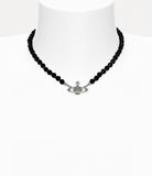  Vòng Cổ Nữ Vivienne Westwood Messaline Choker 'Black' 
