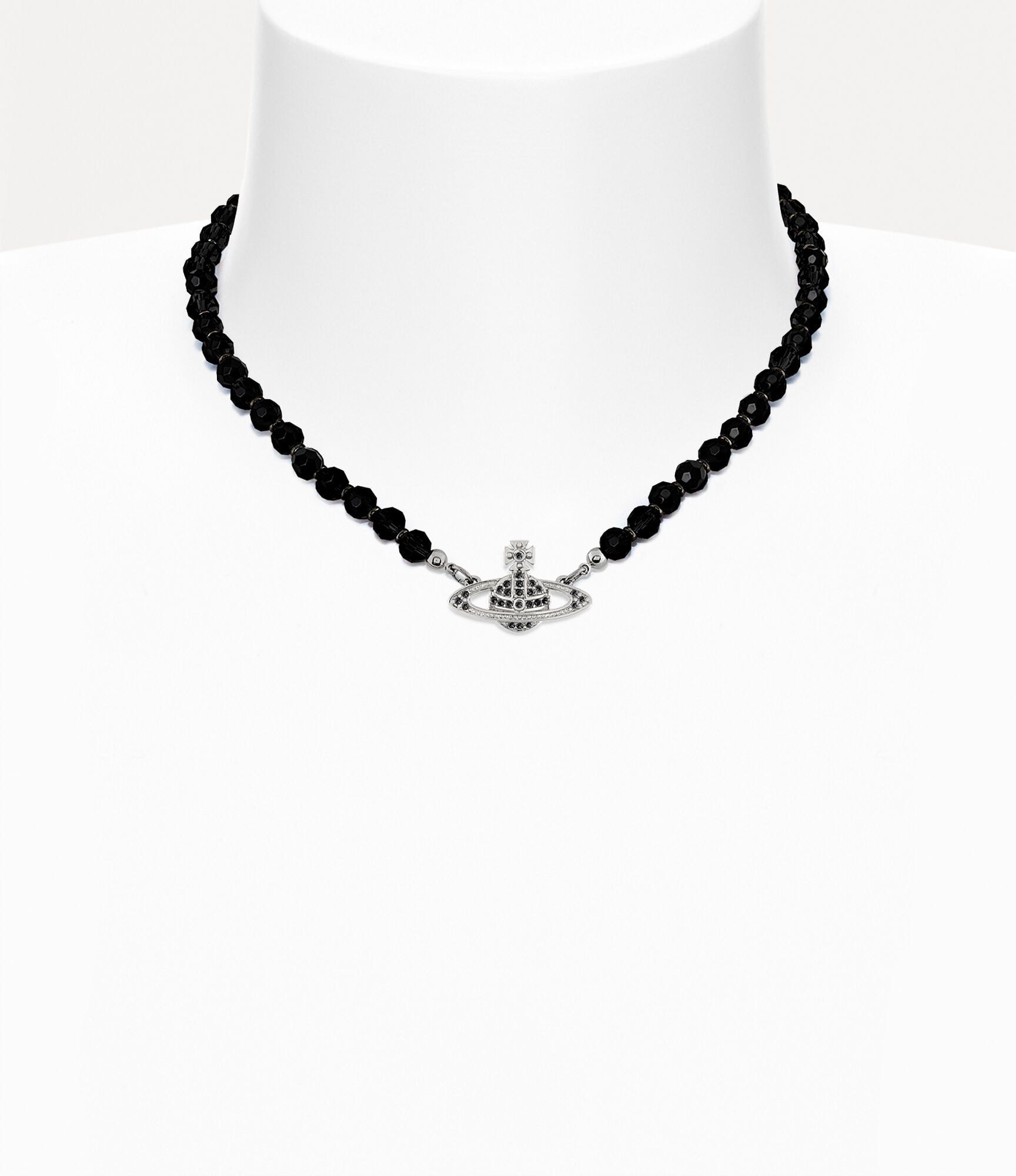  Vòng Cổ Nữ Vivienne Westwood Messaline Choker 'Black' 