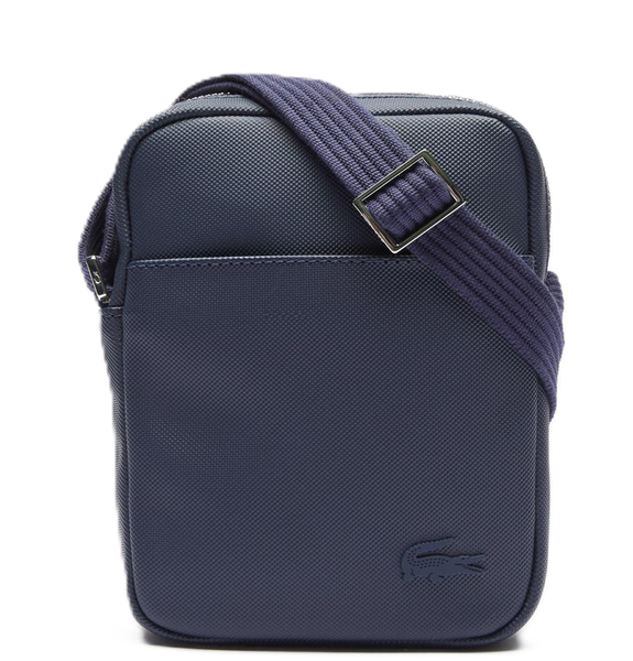  Túi Nam Lacoste Classic Petit Piqué Zip Bag 'Navy' 