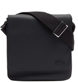  Túi Nam Lacoste Classic Flap Petit Piqué 'Black' 