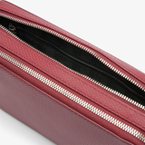  Túi Nam Lacoste Chantaco Piqué Leather Zipped 'Black' 