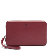  Túi Nam Lacoste Chantaco Piqué Leather Zipped 'Black' 