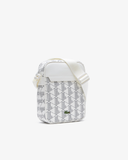  Túi Nam Lacoste Monogram Print Camera Bag ‘White' 