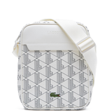  Túi Nam Lacoste Monogram Print Camera Bag ‘White' 