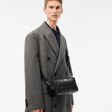  Túi Nam Lacoste Monogram Pouch With Strap 'Black' 