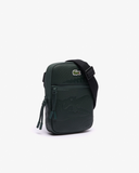  Túi Nam Lacoste Small LCST Flat Piqué Shoulder Bag 'Green' 