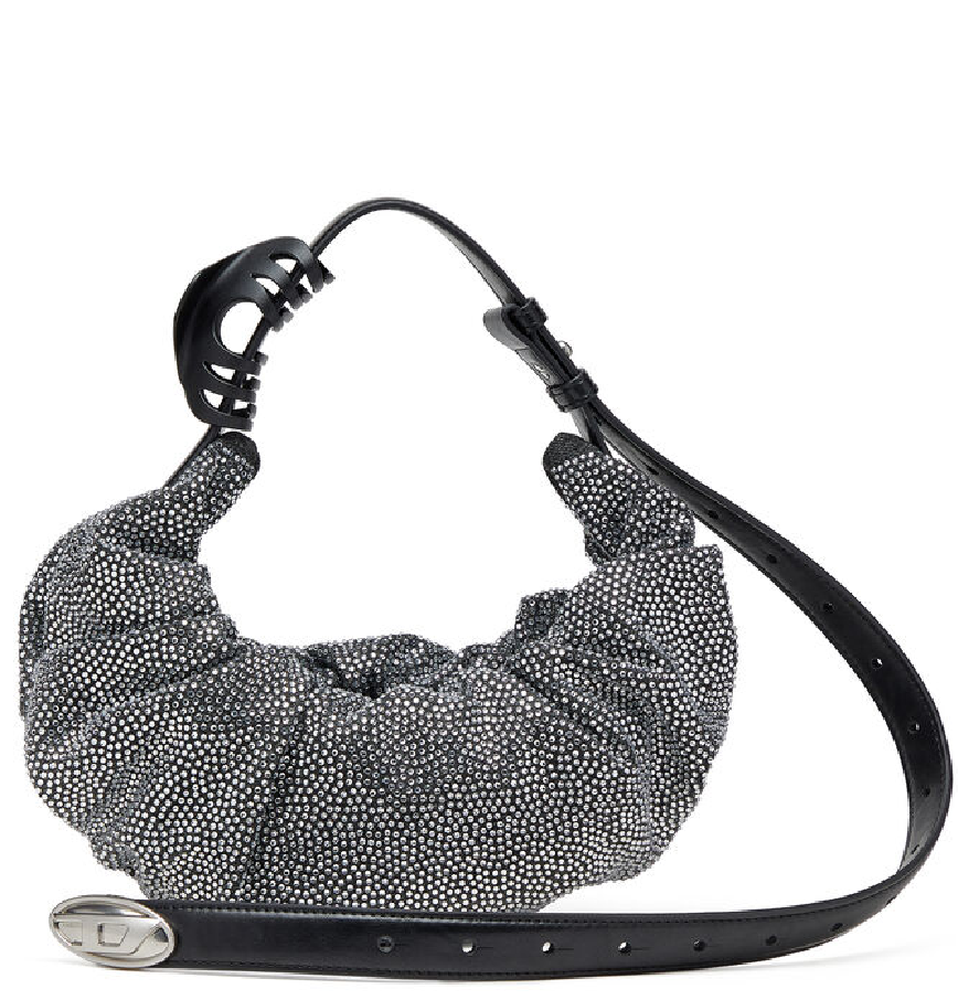  Túi Nữ Diesel Grab-D S-Small Scrunched Hobo Bag 'Black' 