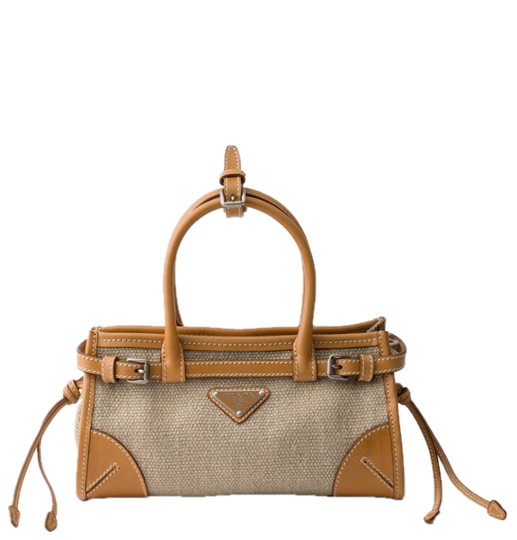  Túi Nữ Prada Bonnie Small Linen Handbag 'Natural' 