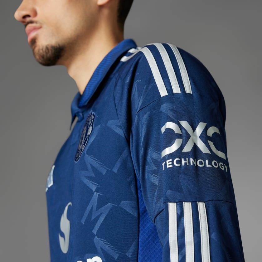  Áo Adidas Manchester United 24/25 Long Sleeve Away Jersey 'Blue' 
