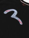  Áo Evisu Fabric Mix Patchwork Seagull T-Shirt 'Black' 