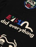  Áo Evisu Multi-Pocket and Multi-Print T-shirt 'Black' 