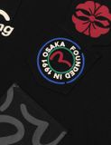  Áo Evisu Multi-Pocket and Multi-Print T-shirt 'Black' 
