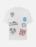  Áo Evisu Multi-Pocket and Multi-Print T-shirt 'White' 