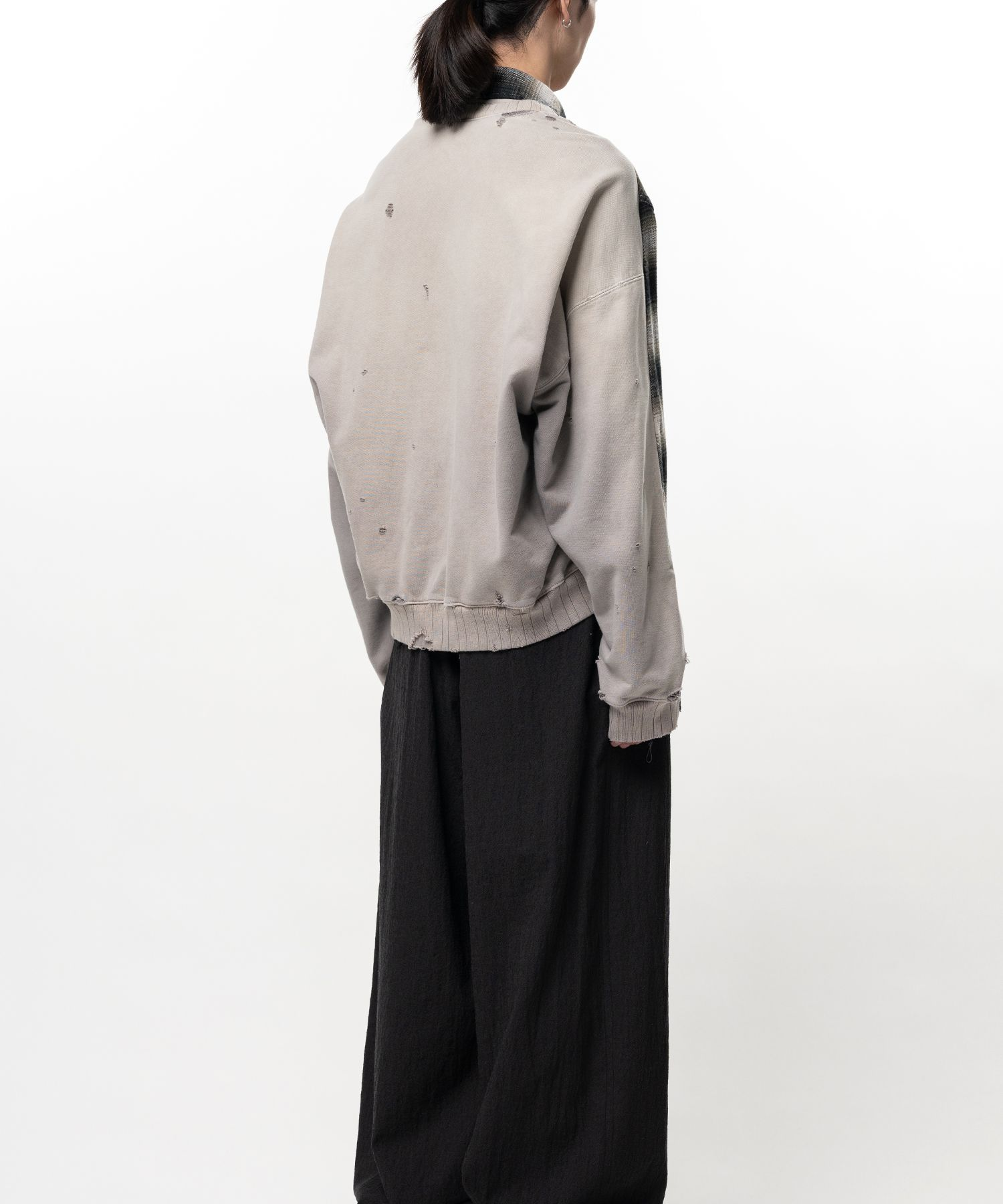  Áo Maison Mihara Yasuhiro Front Back Check 'Black White' 