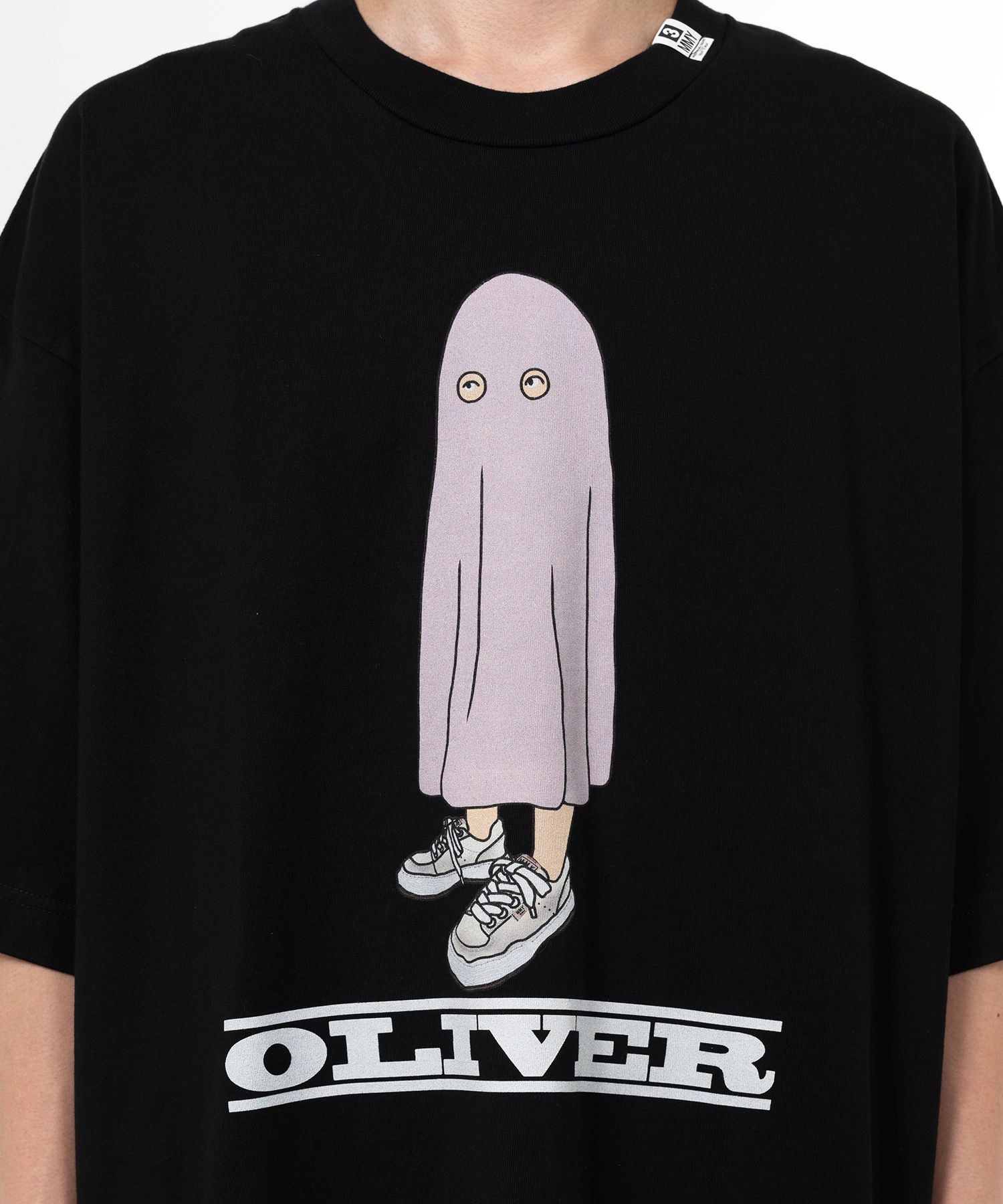  Áo Maison Mihara Yasuhiro Oliver Printed T-shirt 'Black' 