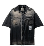  Áo Maison Mihara Yasuhiro Sun Faded Like Satin Shirt 'Black' 
