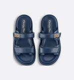  Dép Nữ Dior Dioriviera Dioract Slide 'Deep Blue' 