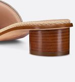  Dép Nữ Dior Dioriviera Dway Heeled Slide 'Beige' 