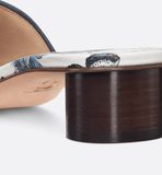  Dép Nữ Dior Dioriviera Dway Heeled Slide 'White' 