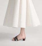  Dép Nữ Dior Lucky Dway Heeled Slide 'Sage Green' 