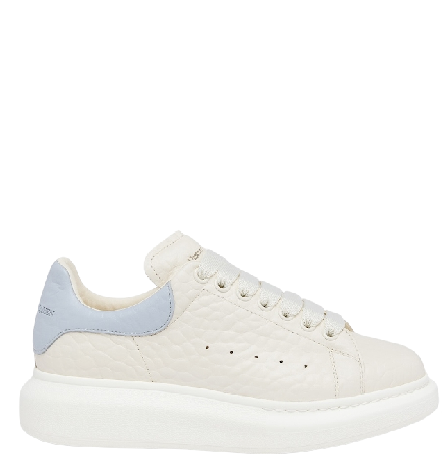  Giày Nam Alexander McQueen Oversized 'White Blue' 