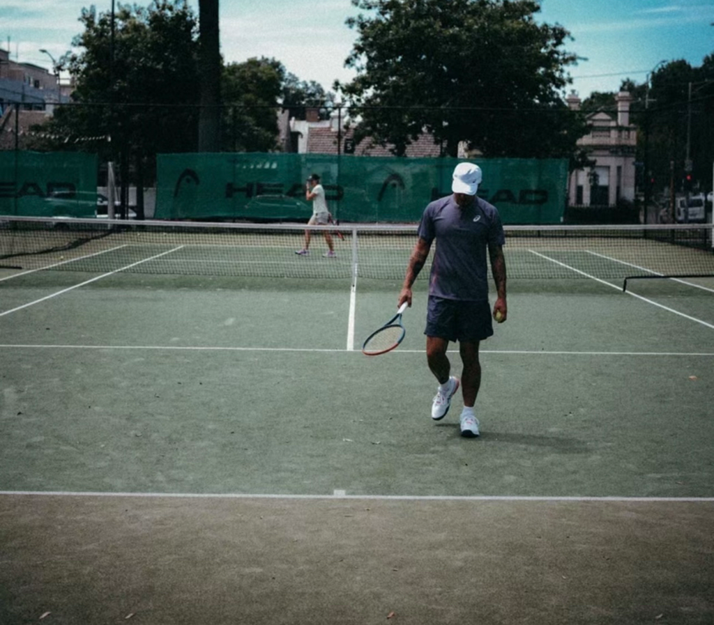  Giày Nam Asics Gel Resolution X 'White Indigo Fog' 