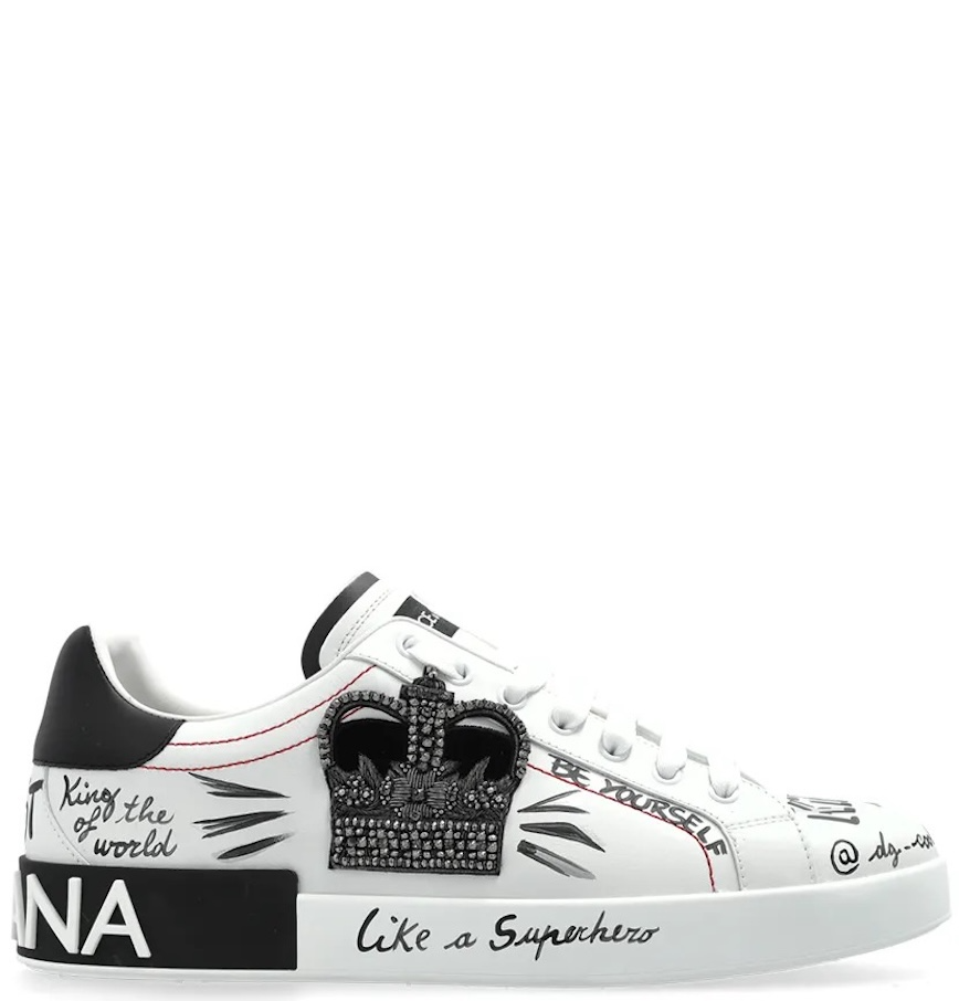  Giày Nam Dolce & Gabbana Graphic Printed 'White' 