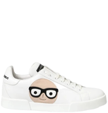  Giày Nam Dolce & Gabbana Patch Portofino 'White' 