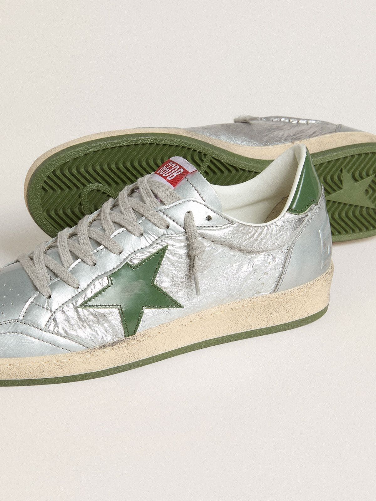  Giày Nam Golden Goose Ball Star 'Silver' 