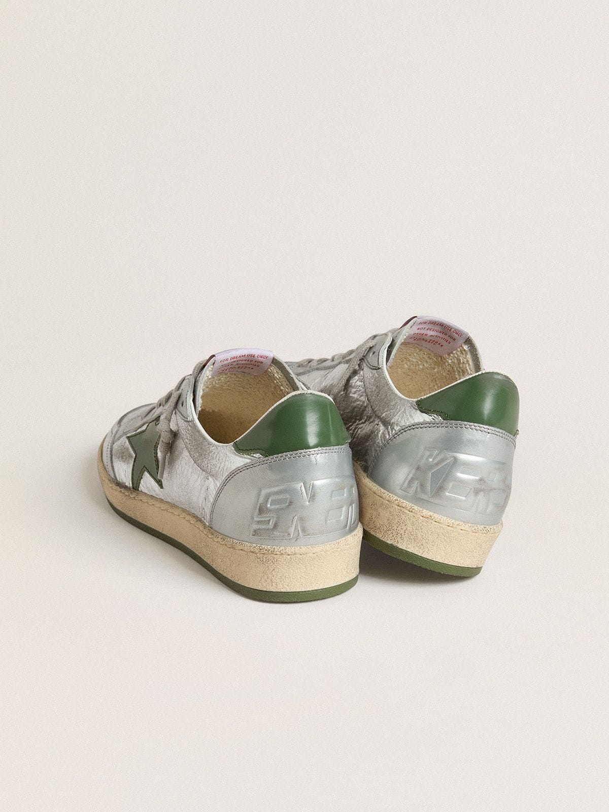  Giày Nam Golden Goose Ball Star 'Silver' 