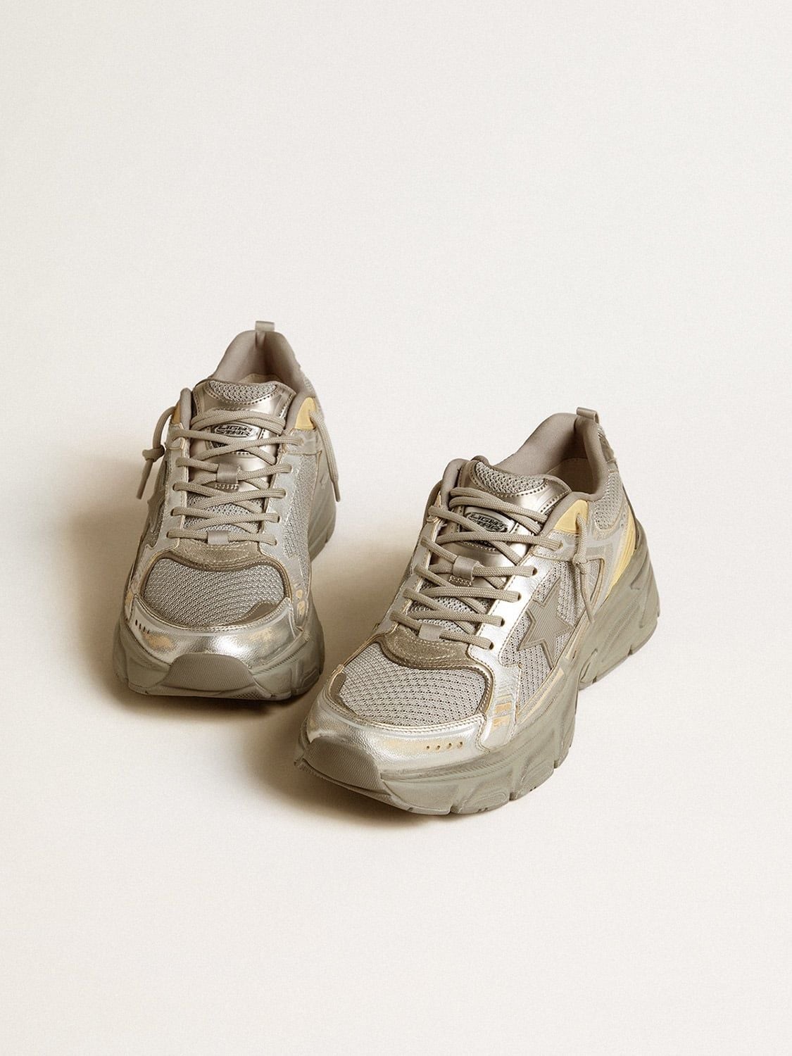  Giày Nam Golden Goose Lightstar 'Silver' 