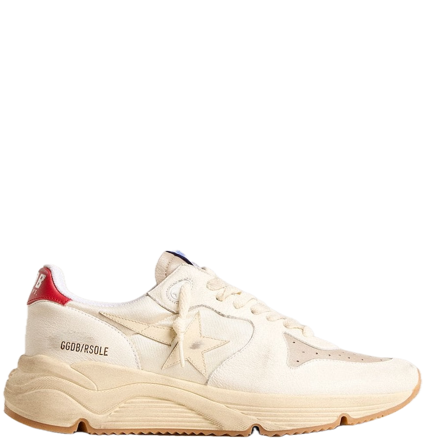  Giày Nam Golden Goose Running Sole 'White' 